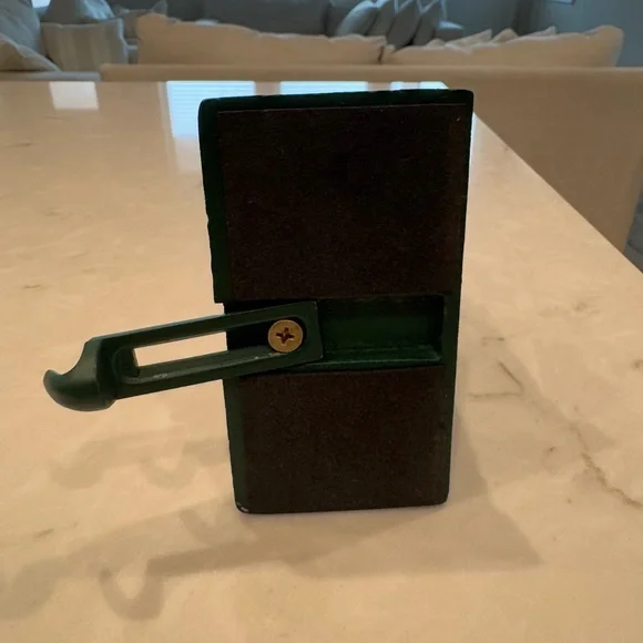 🛎️ Clearance Vtg Santa Claus With Snowman Stocking Holder Hanger Christmas - Picture 5 of 7